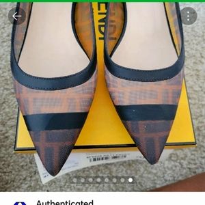 Fendi Ballerina Flats. Box and dust bag included. Gently worn